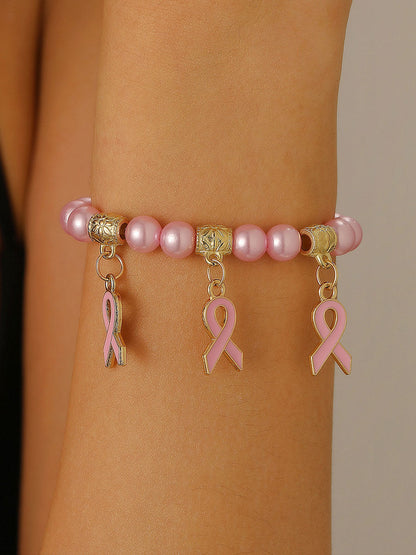 Accesorios de la cinta rosada de la conciencia del cáncer de pecho de las mujeres