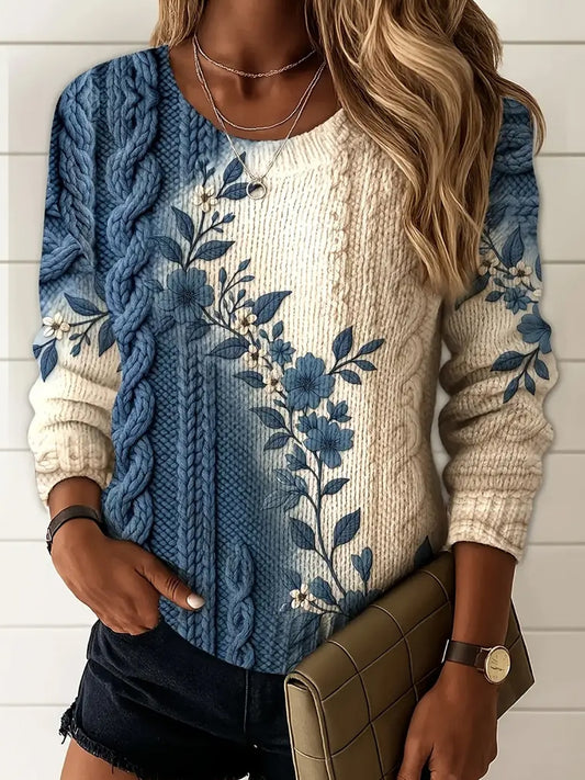 Mujer Vintage Animal Art Print Casual Retro Hoodie