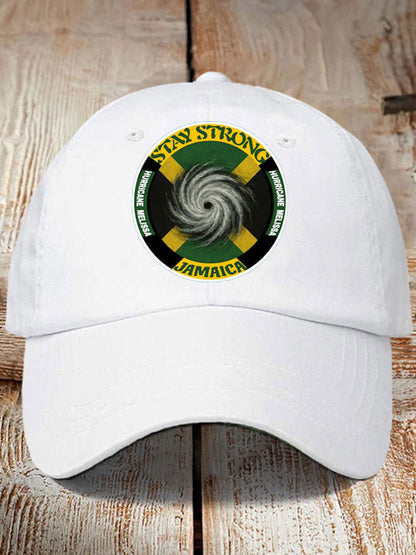 Unisex Hurricane Melissa Pray For Jamaica Print Sombrero