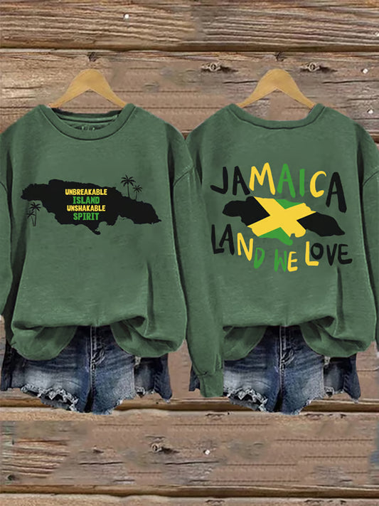 Sudadera para mujer Island Unbreakable Unshakable Spirit Jamaica Land We LovePrint