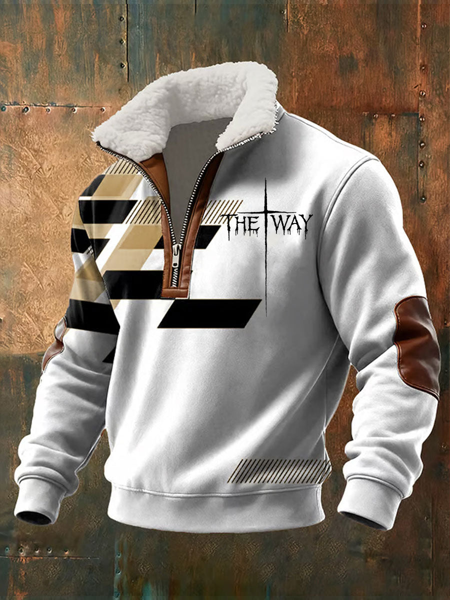 Hombres The Way Baggy Zip-up Hoodie