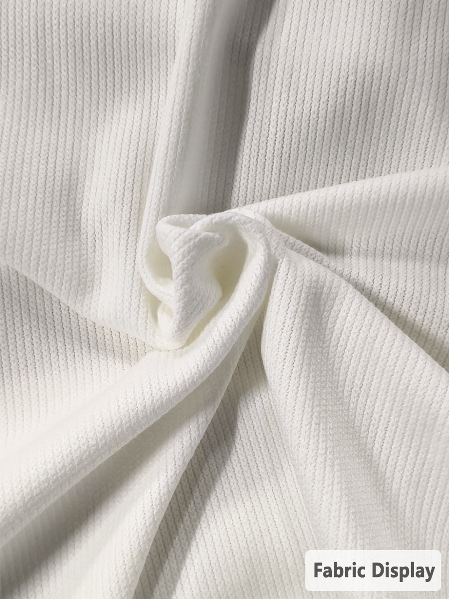 God Is Good All The Time Ribbed Sudadera con cuello redondo para mujer