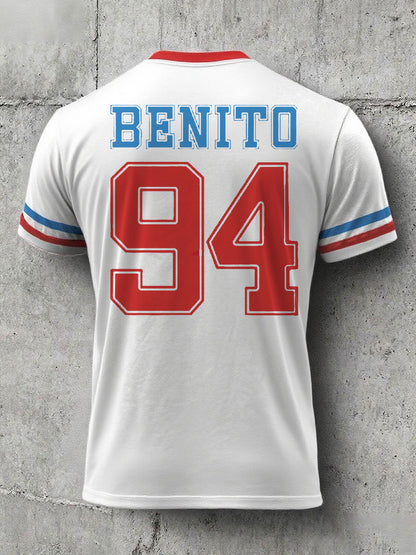 Camiseta con estampado Bunny Football Music Lover para hombre