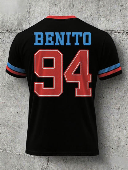 Camiseta con estampado Bunny Football Music Lover para hombre