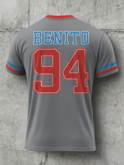 Camiseta con estampado Bunny Football Music Lover para hombre