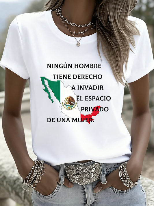 Camiseta casual para mujer "Protect Women"