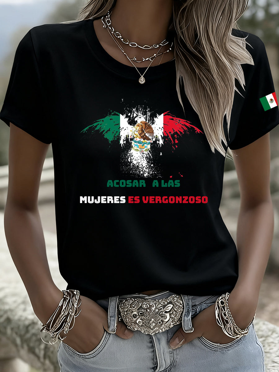 Camiseta casual para mujer "Protect Women"