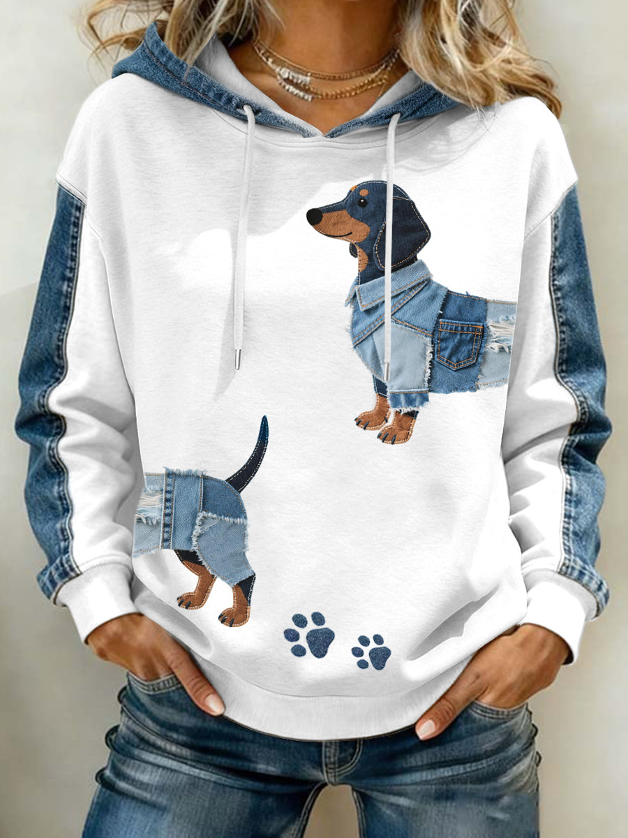 Sudadera regular de mujer