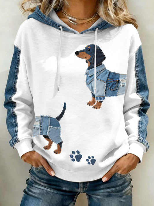 Sudadera regular de mujer