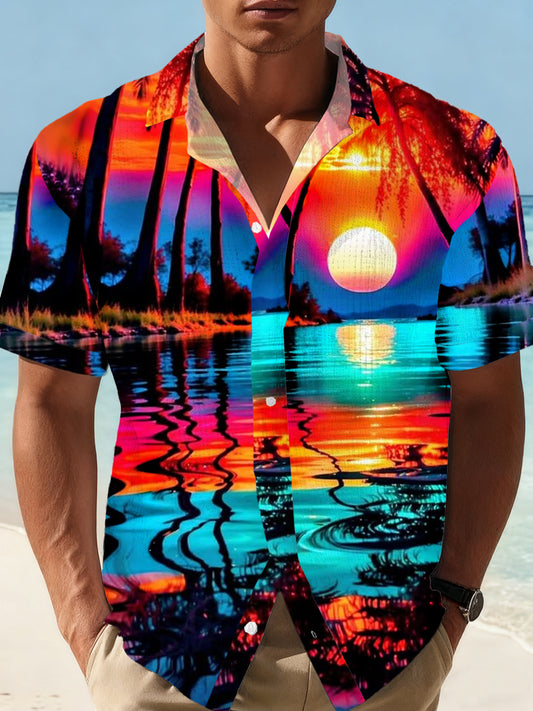 Camisa cómoda suelta casual de los hombres