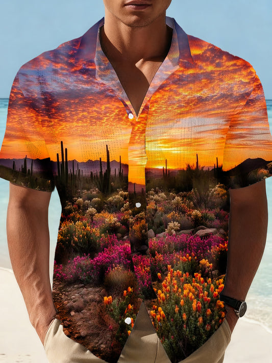 Camisa cómoda suelta casual de los hombres