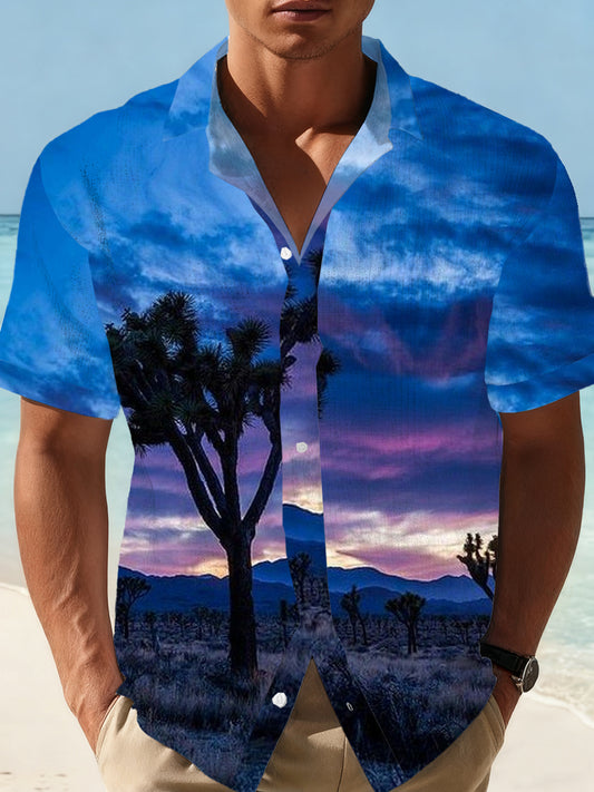 Camisa cómoda suelta casual de los hombres