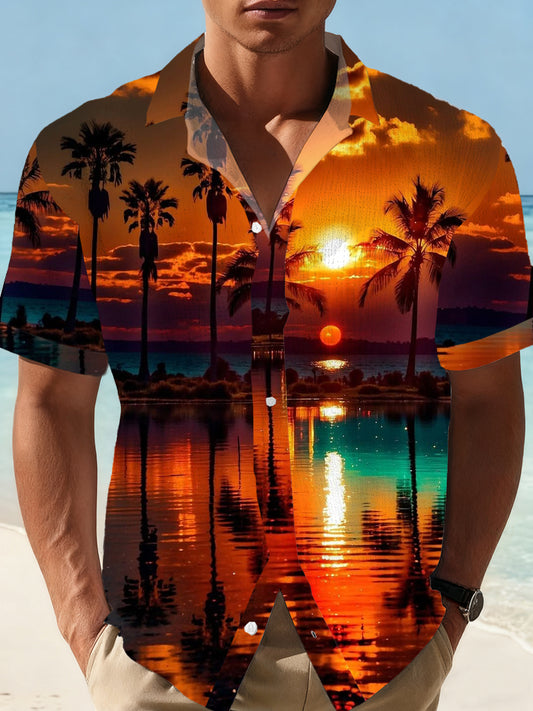 Camisa cómoda suelta casual de los hombres