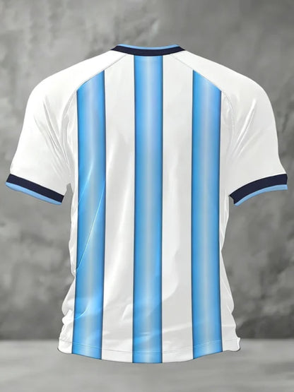 Regalo del juego de fútbol 2026 de los hombres para los aficionados al fútbol camiseta casual