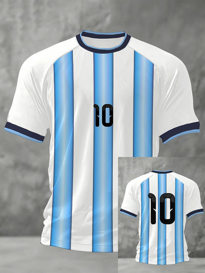 Regalo del juego de fútbol 2026 de los hombres para los aficionados al fútbol camiseta casual