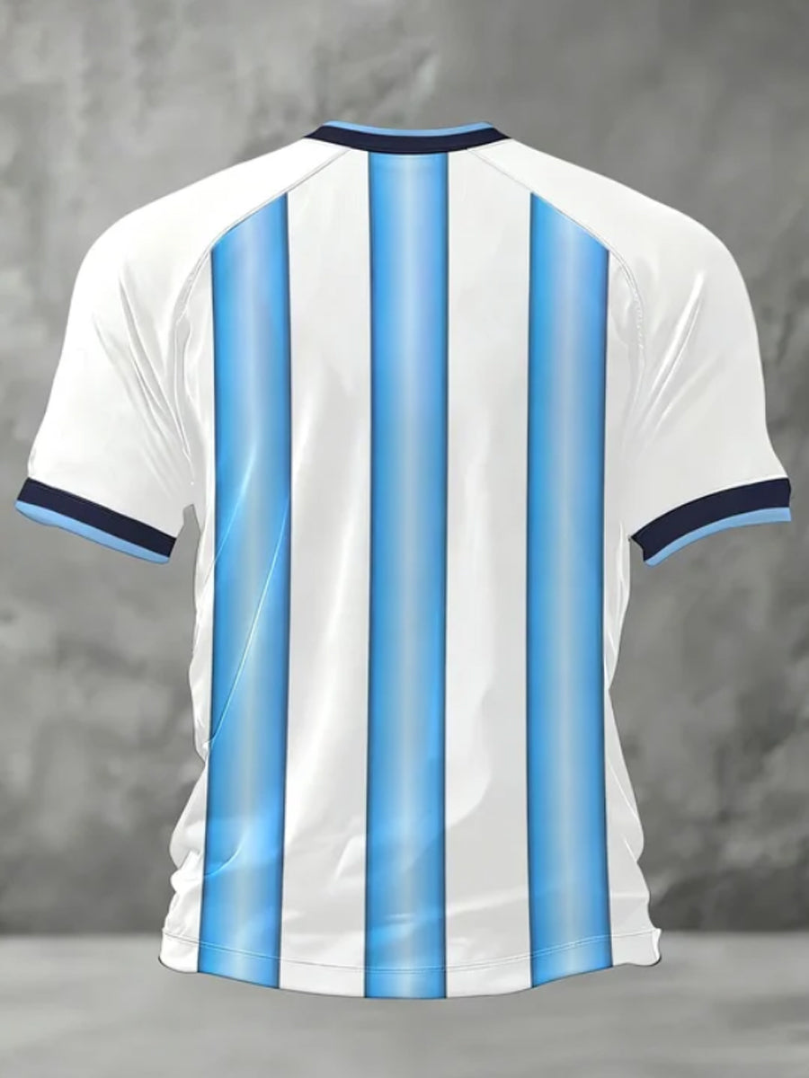 Regalo del juego de fútbol 2026 de los hombres para los aficionados al fútbol camiseta casual