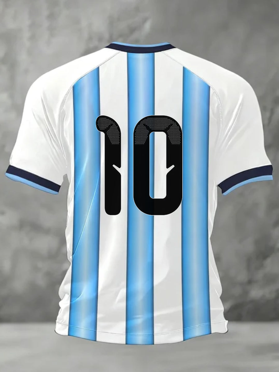 Regalo del juego de fútbol 2026 de los hombres para los aficionados al fútbol camiseta casual