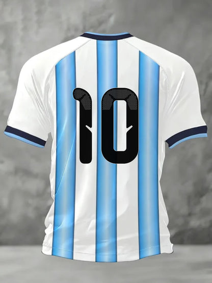 Regalo del juego de fútbol 2026 de los hombres para los aficionados al fútbol camiseta casual