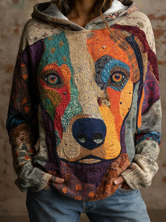 Women's Sudaderas con capucha Cat Art