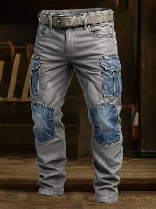 Pantalones casuales del trabajo del estilo del negocio retro de los hombres
