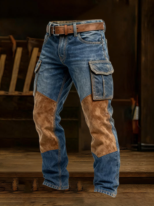 Pantalones casuales del trabajo del estilo del negocio retro de los hombres