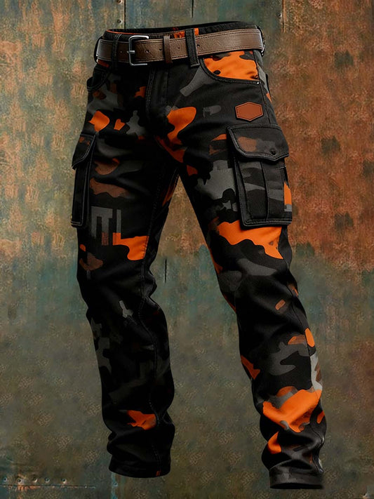 Pantalones casuales del trabajo del estilo del negocio retro de los hombres