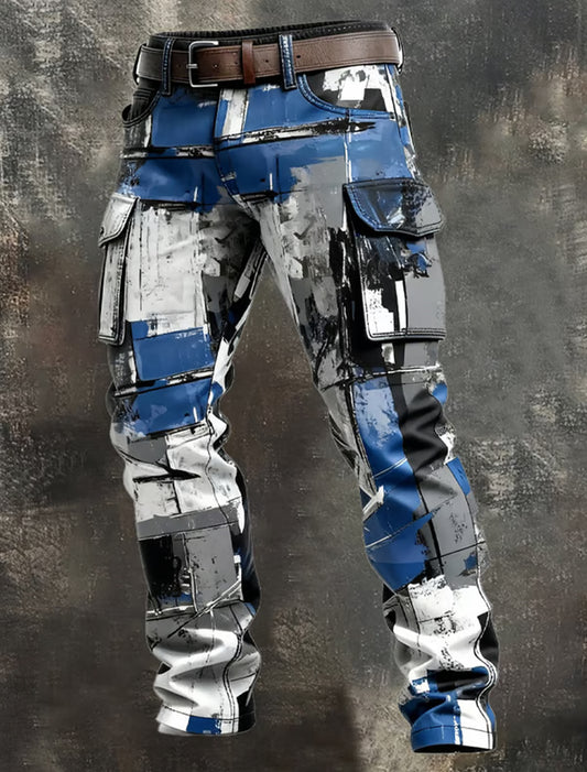 Pantalones casuales del trabajo del estilo del negocio retro de los hombres