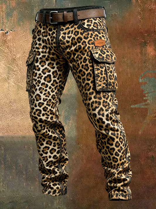 Pantalones casuales del trabajo del estilo del negocio retro de los hombres