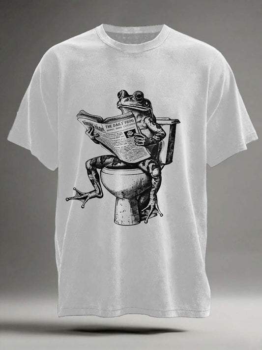 Camiseta con estampado Funny Frog Potty