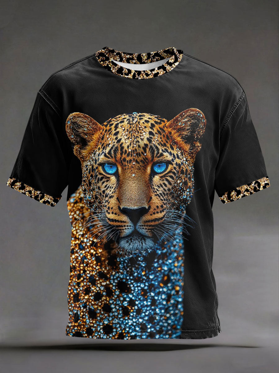 Men's Camisetas con estampado de leopardo