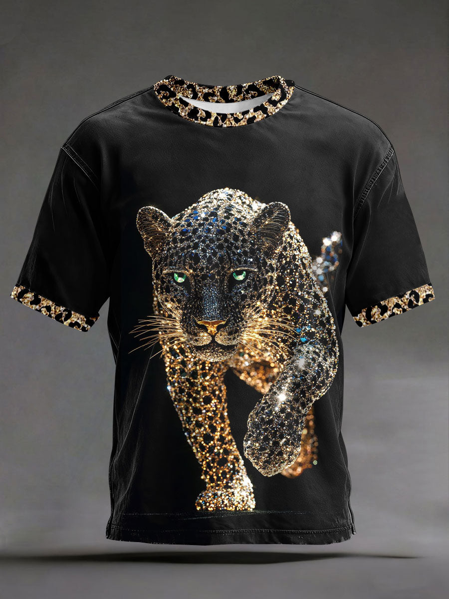 Men's Camisetas con estampado de leopardo