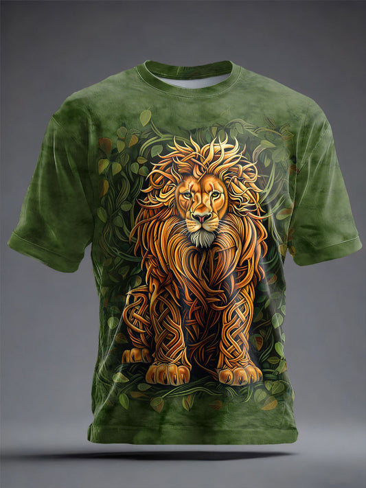 El hombre más fuerte de Irlanda del león de Limerick de los hombres imprimió la camiseta