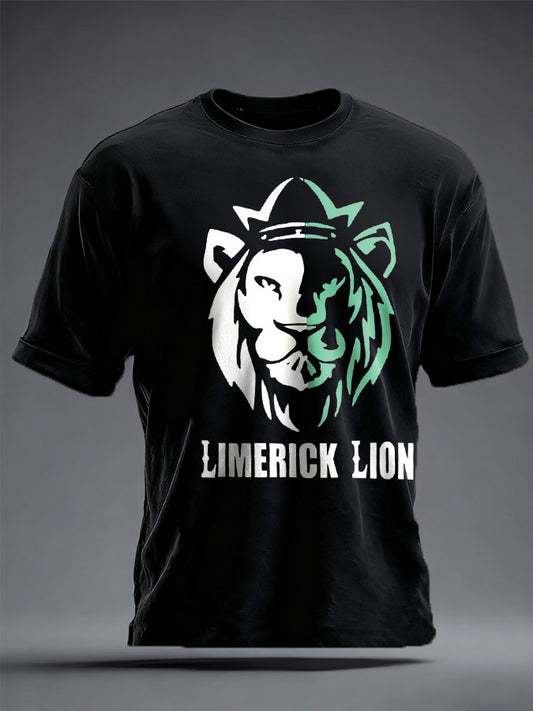 El hombre más fuerte de Irlanda del león de Limerick de los hombres imprimió la camiseta