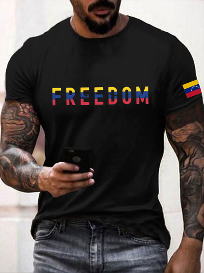 Camiseta venezolana de los hombres