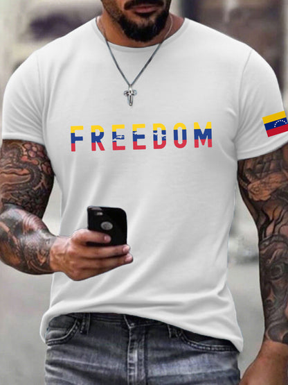 Camiseta venezolana de los hombres