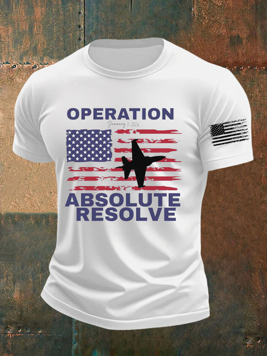 Camiseta estampada Operation Absolute Resolve para hombre