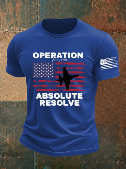 Camiseta estampada Operation Absolute Resolve para hombre