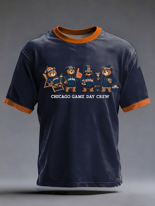 Camiseta casual de manga corta Gameday para hombre