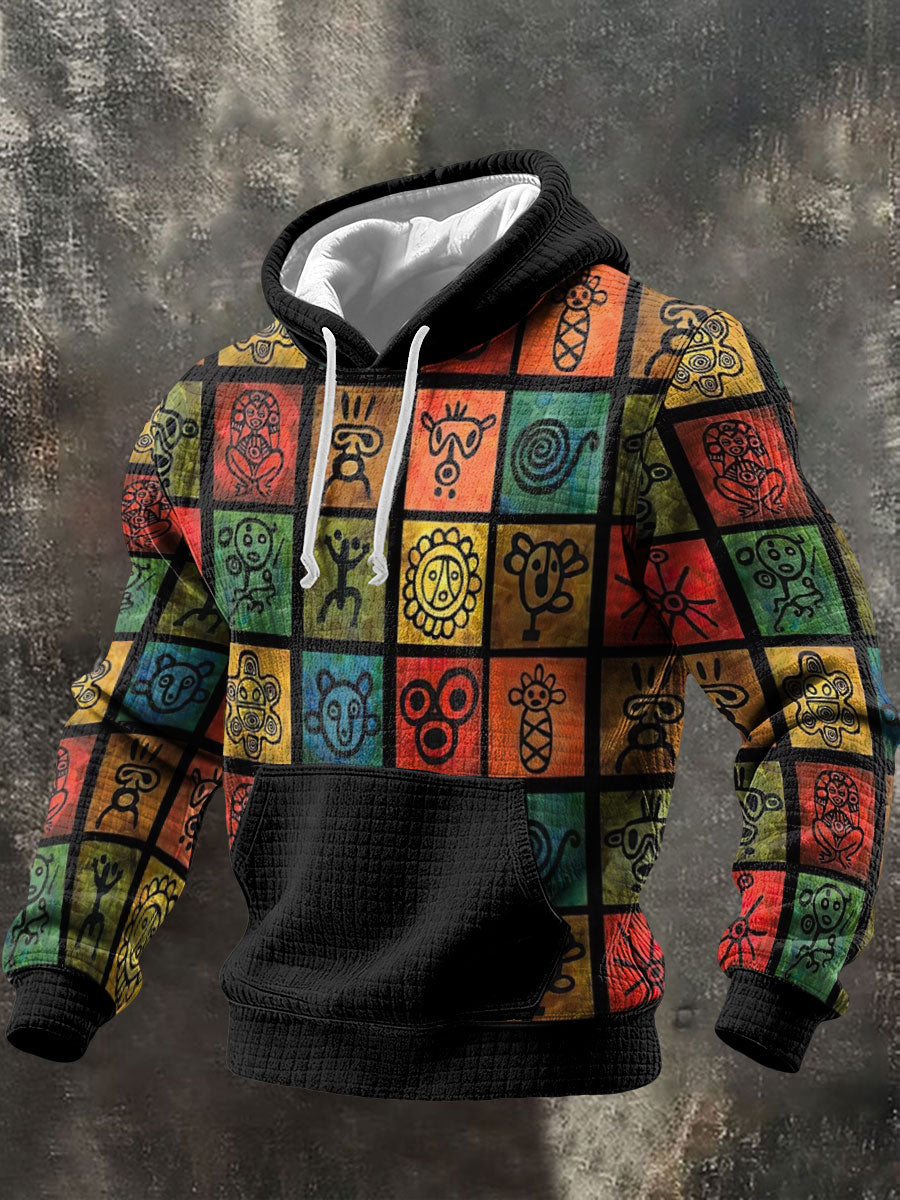 Sudadera con capucha de los hombres de arte orgulloso de Puerto Rico
