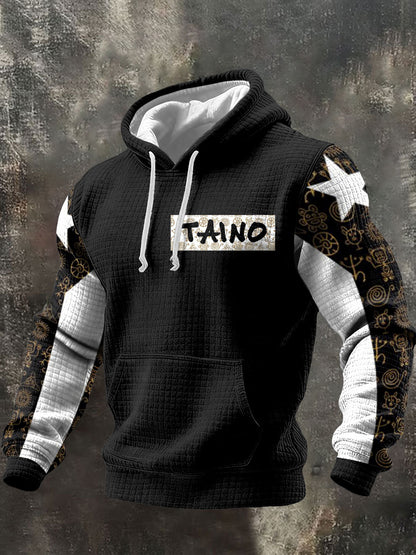 Hombres Puerto Rico orgulloso arte impreso Hoodie
