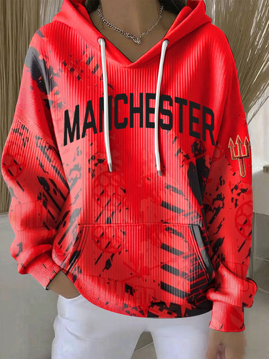 Sudaderas de entusiasta del fútbol de las mujeres