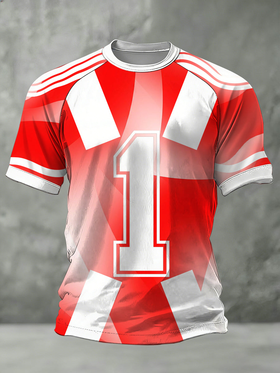 Camiseta Liverpool-Themed de los hombres impresa