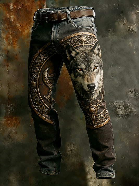 Pantalones casuales del trabajo del estilo del negocio retro de los hombres