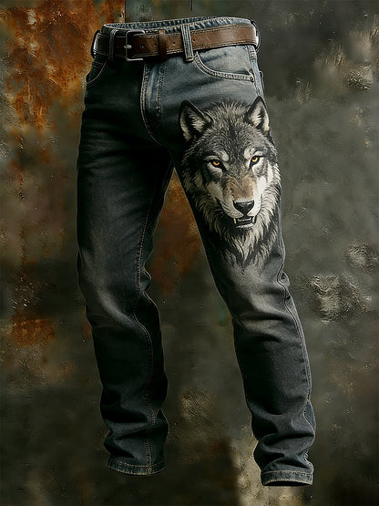 Pantalones casuales del trabajo del estilo del negocio retro de los hombres