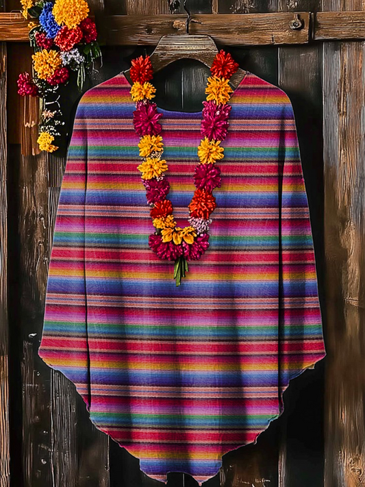 Chal Estampado Unisex Fiesta Cinco De Mayo Mexicano
