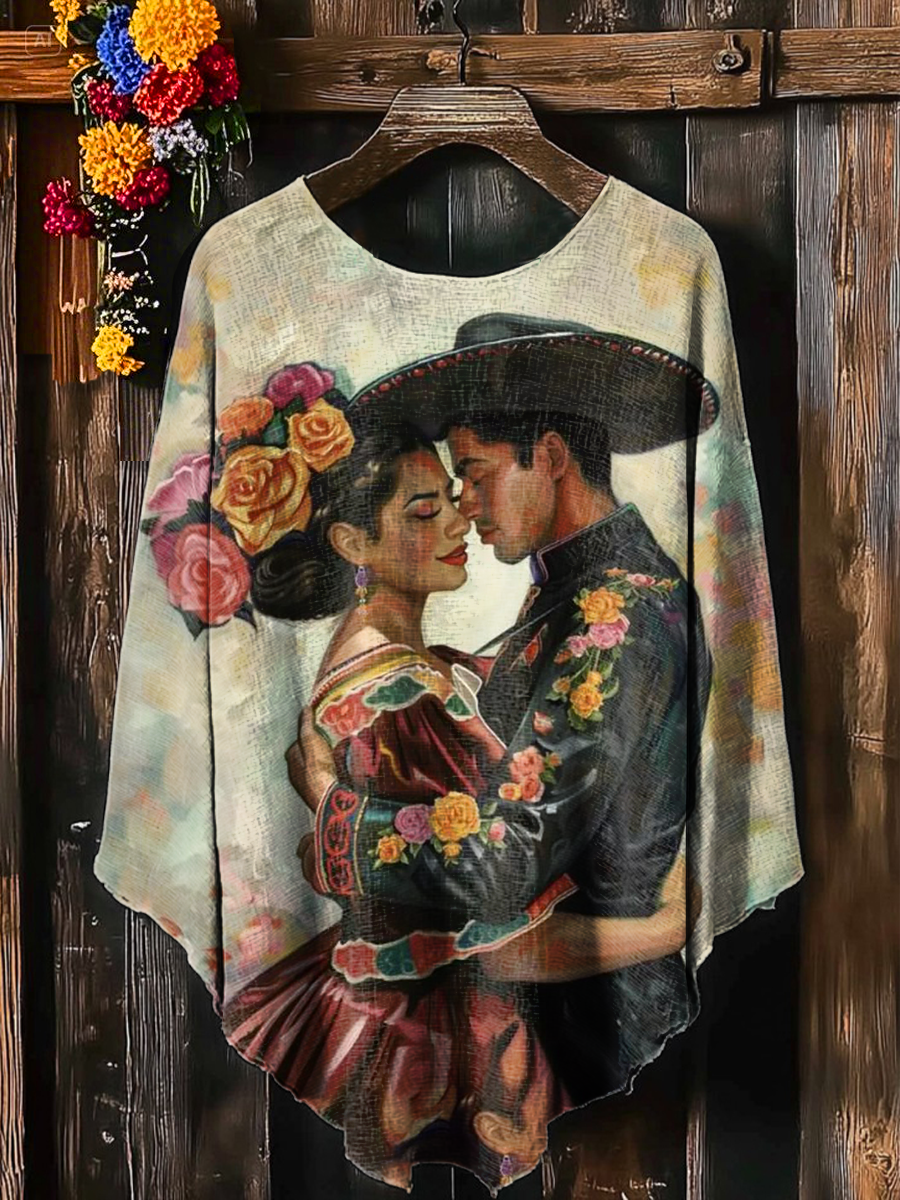 Chal Estampado Unisex Fiesta Cinco De Mayo Mexicano