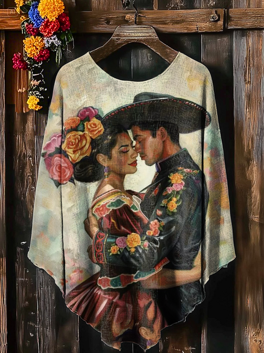 Chal Estampado Unisex Fiesta Cinco De Mayo Mexicano