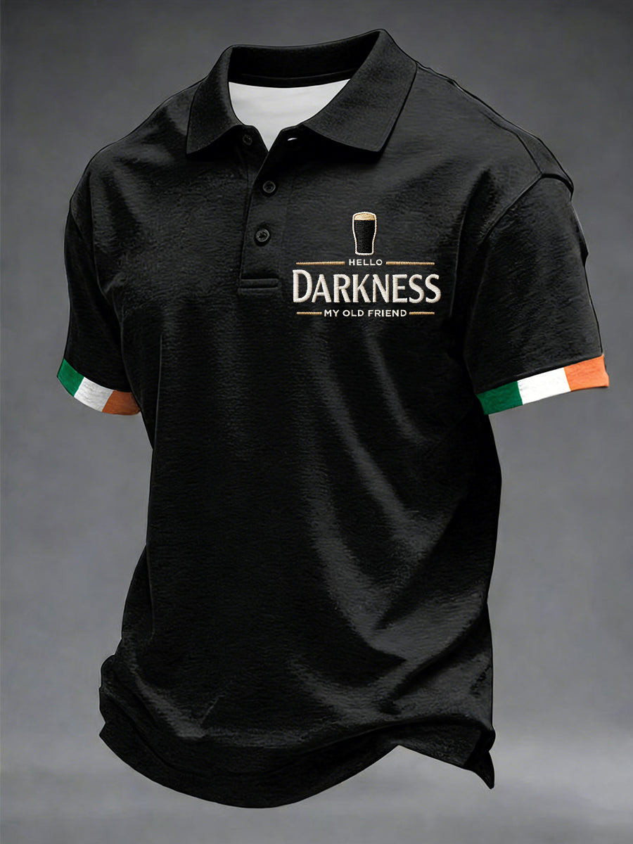 Camisa Hello Darkness My Old Friend para hombre