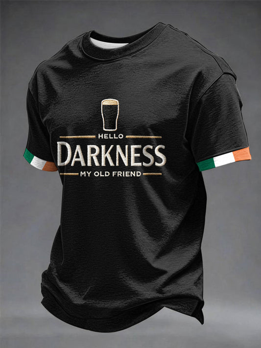 Camiseta Hola oscuridad de los hombres mi viejo amigo