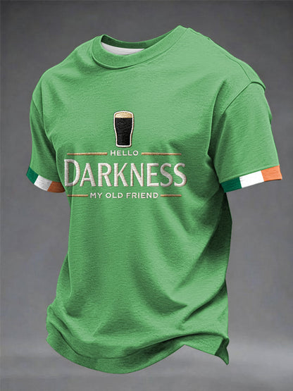 Camiseta Hola oscuridad de los hombres mi viejo amigo